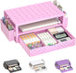 WALI Desk File Organizer, 4 Tier Desktop Paper Letter Tray Organizer with Drawer and 2 Pen Holders, Office Desk Accessories & Workspace Organizers for Office, Home Supplies(DO005DH-B), 1 Pack, Black