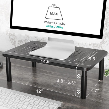 WALI Desk File Organizer, 4 Tier Desktop Paper Letter Tray Organizer with Drawer and 2 Pen Holders, Office Desk Accessories & Workspace Organizers for Office, Home Supplies(DO005DH-B), 1 Pack, Black