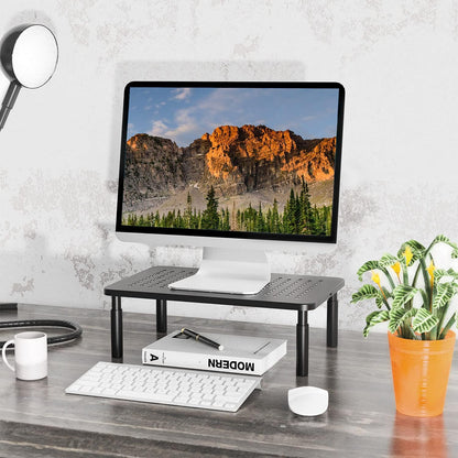 WALI Desk File Organizer, 4 Tier Desktop Paper Letter Tray Organizer with Drawer and 2 Pen Holders, Office Desk Accessories & Workspace Organizers for Office, Home Supplies(DO005DH-B), 1 Pack, Black