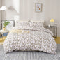 3pcs/set Heart Print Duvet Cover Set - Blue & Gray(1 Duvet Cover & 2 Pillowcase）Soft And Skin-Friendly Duvet Cover Bedding Set